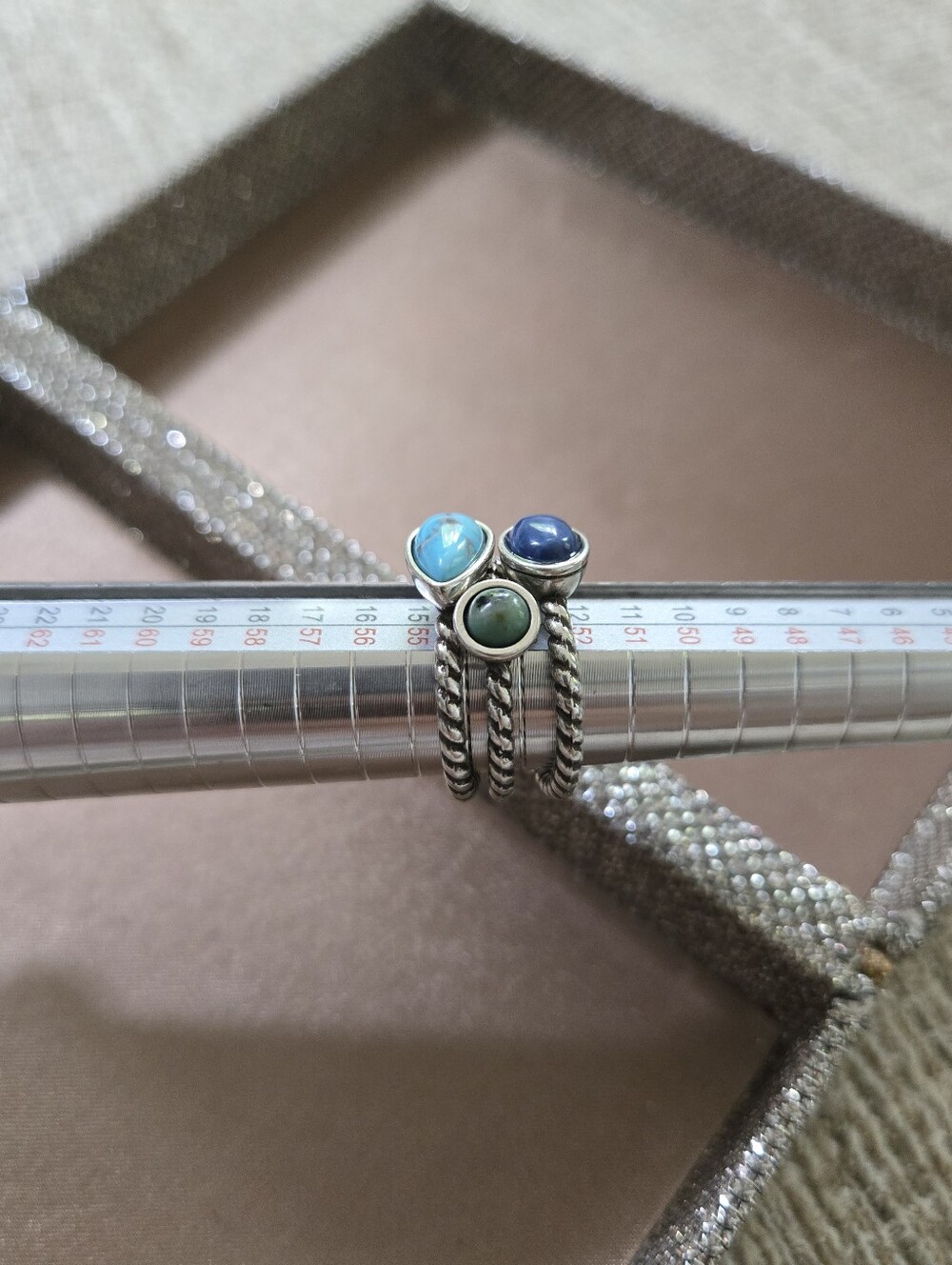 Brighton Monte Carlo Trio Stackable Ring Set - Picture 6 of 10